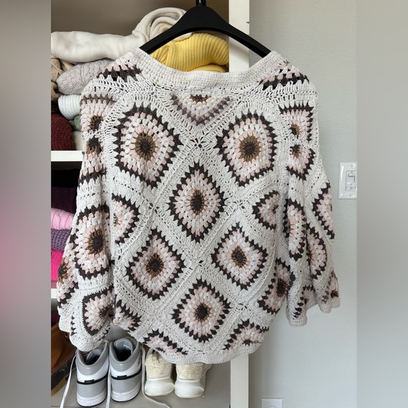 Anthropologie Amber Crochet Cardigan - Picture 8 of 9